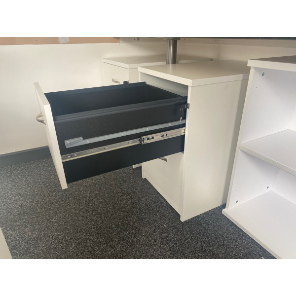 Maestro Lockable Wooden Filing Cabinet - 45KG Capacity Per Draw